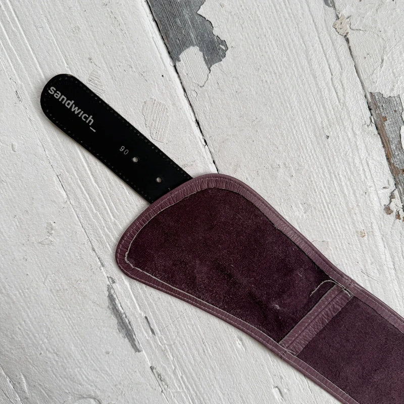 1990s Chunky Wide Leather Belt