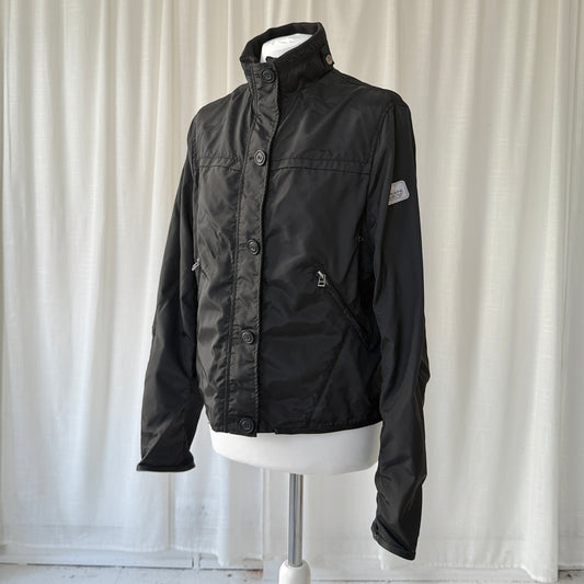 Black Nylon Utility Jacket