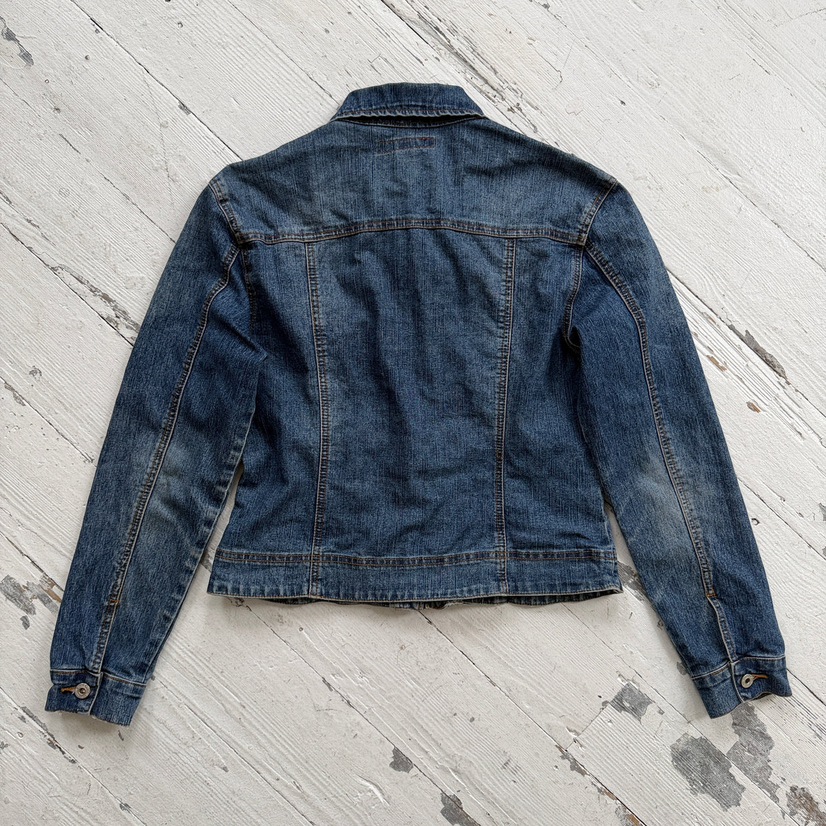 Denim Jacket with Zips