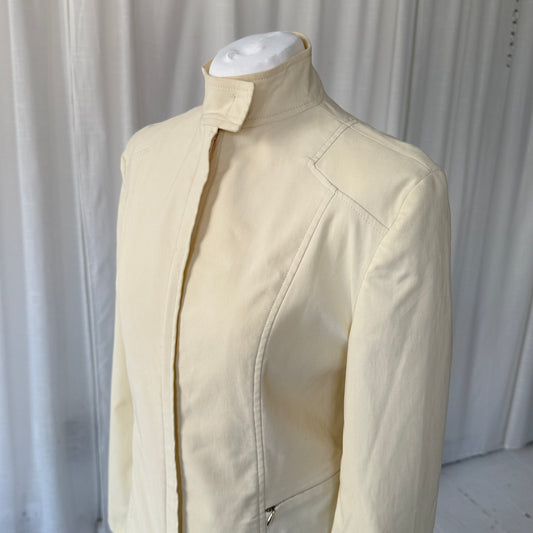 Italian Vintage Cream Tailored Jacket