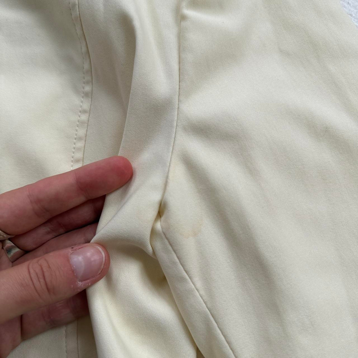 Italian Vintage Cream Tailored Jacket