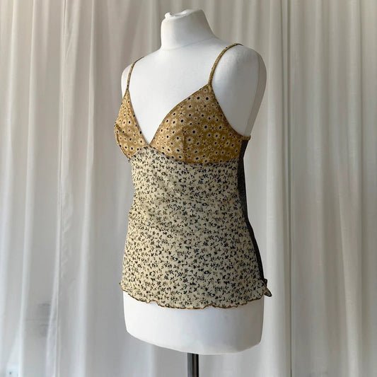 Intimissimi Floral Mesh Cami Top