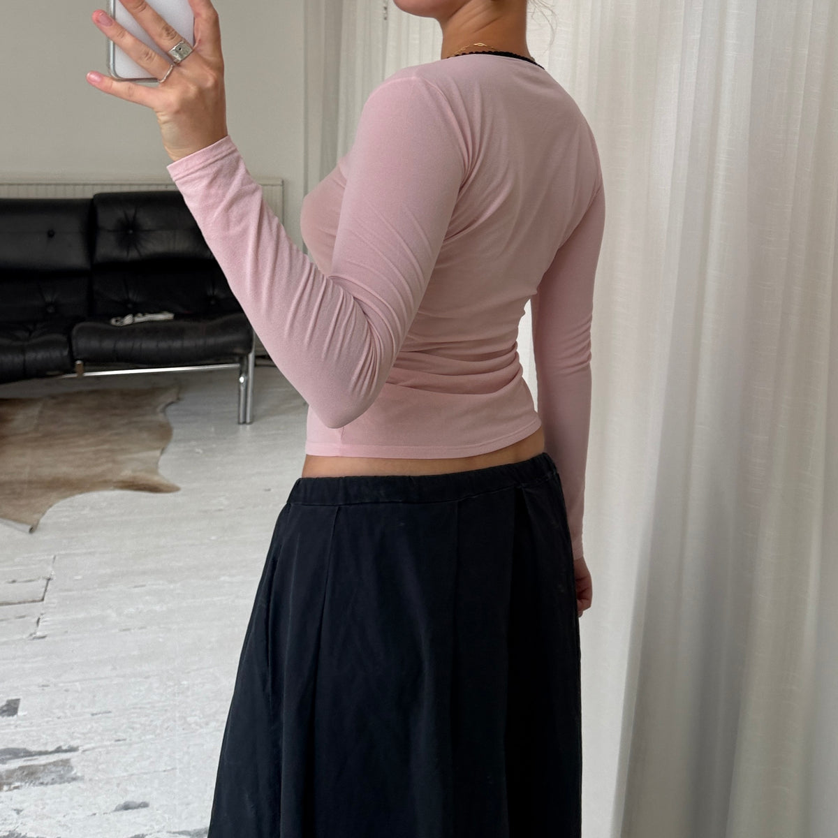 Blugirl Blumarine Pink Mesh Cardigan