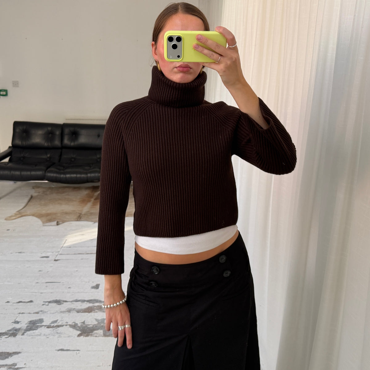 Luisa Spagnoli Pure New Wool Chunky Rollneck Jumper