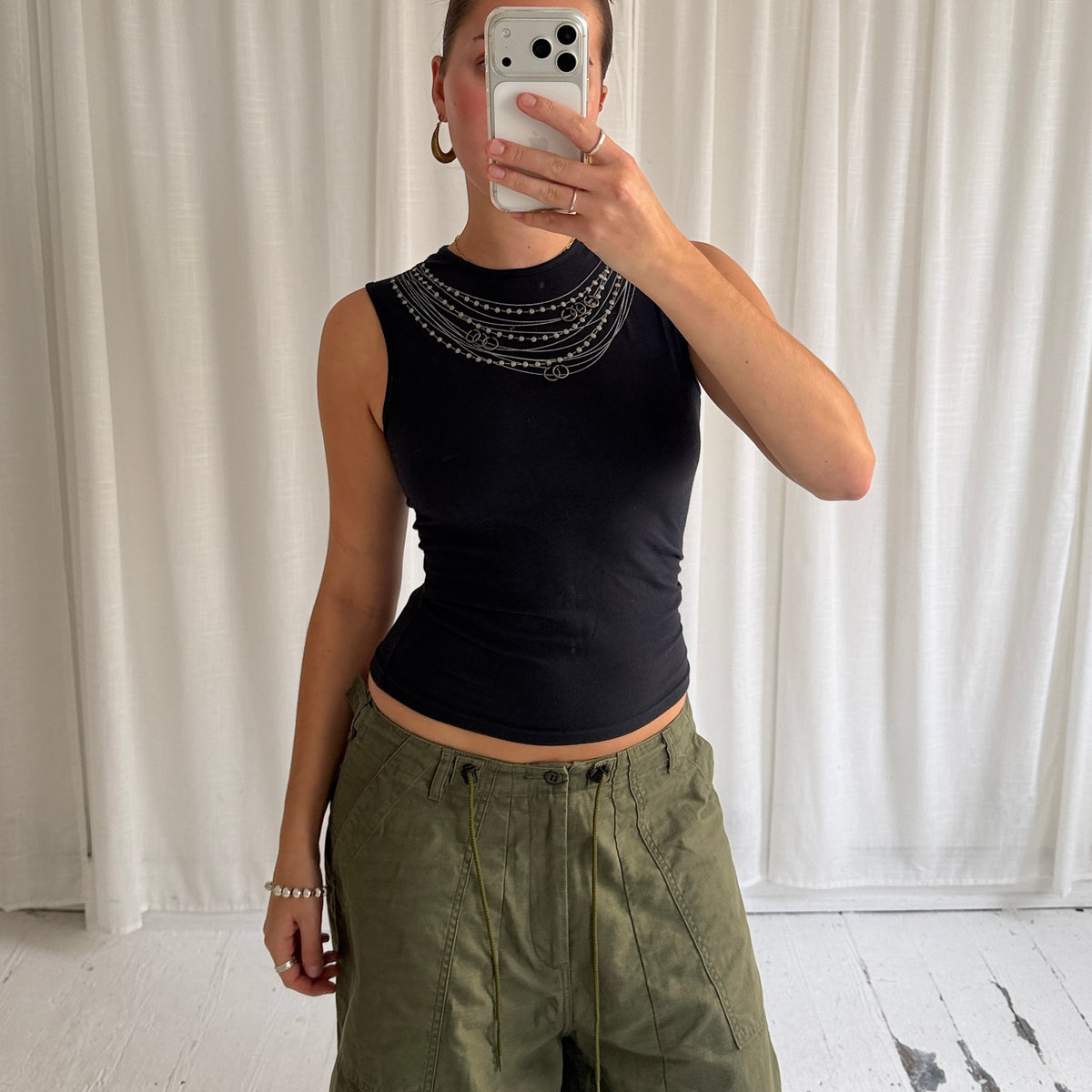 2000s Pierced Tank Top