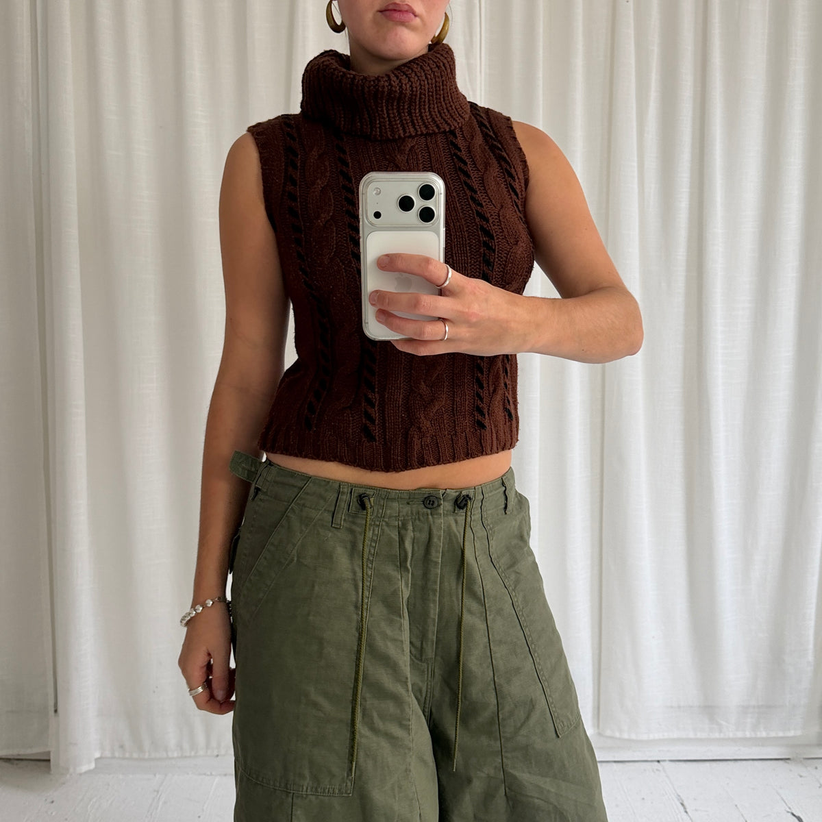 Italian Vintage Wool Rollneck Jumper