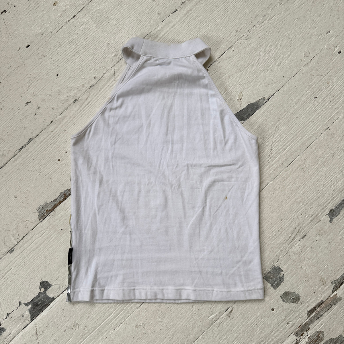 Silver Mirror Sequin Halterneck Top