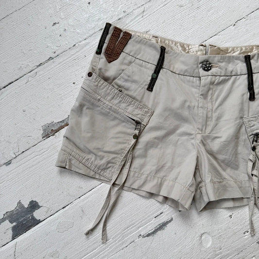 2000s Low Rise Utility Cargo Shorts