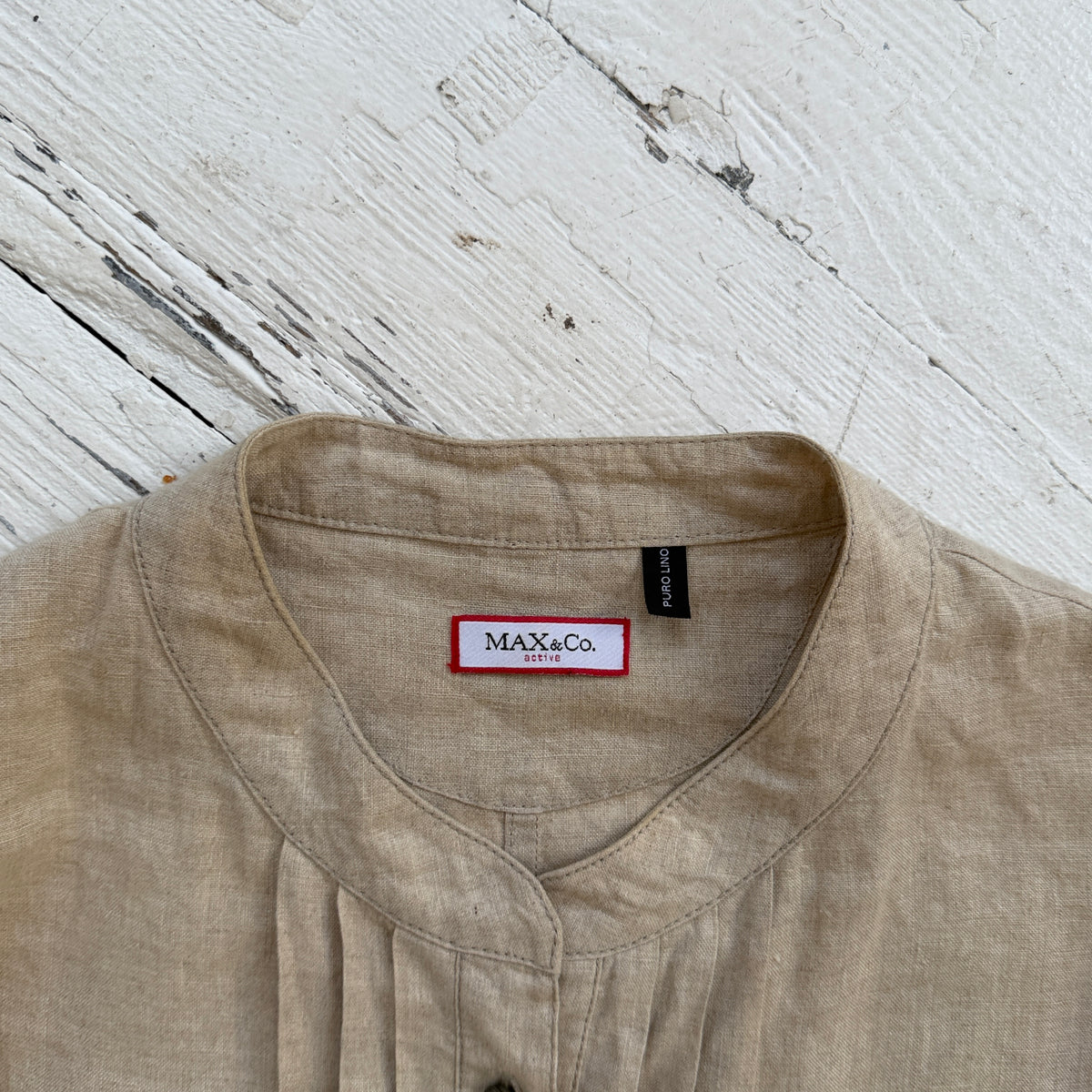 MAX&Co. Linen Tailored Shirt Jacket