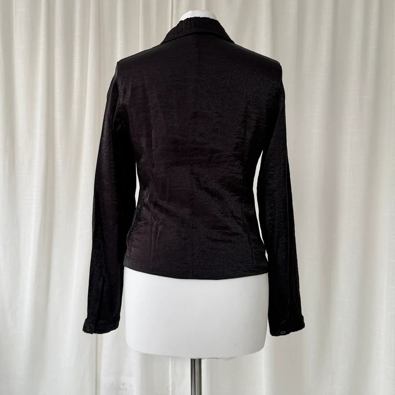 Black Esprit Zip Shirt Jacket