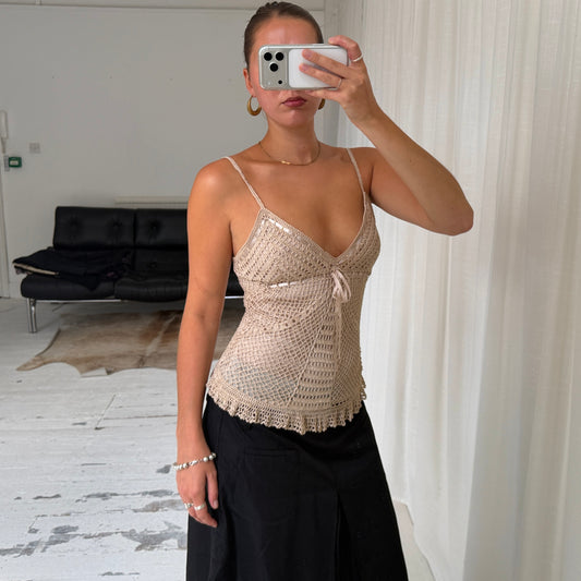 2000’s Crochet Cami Top