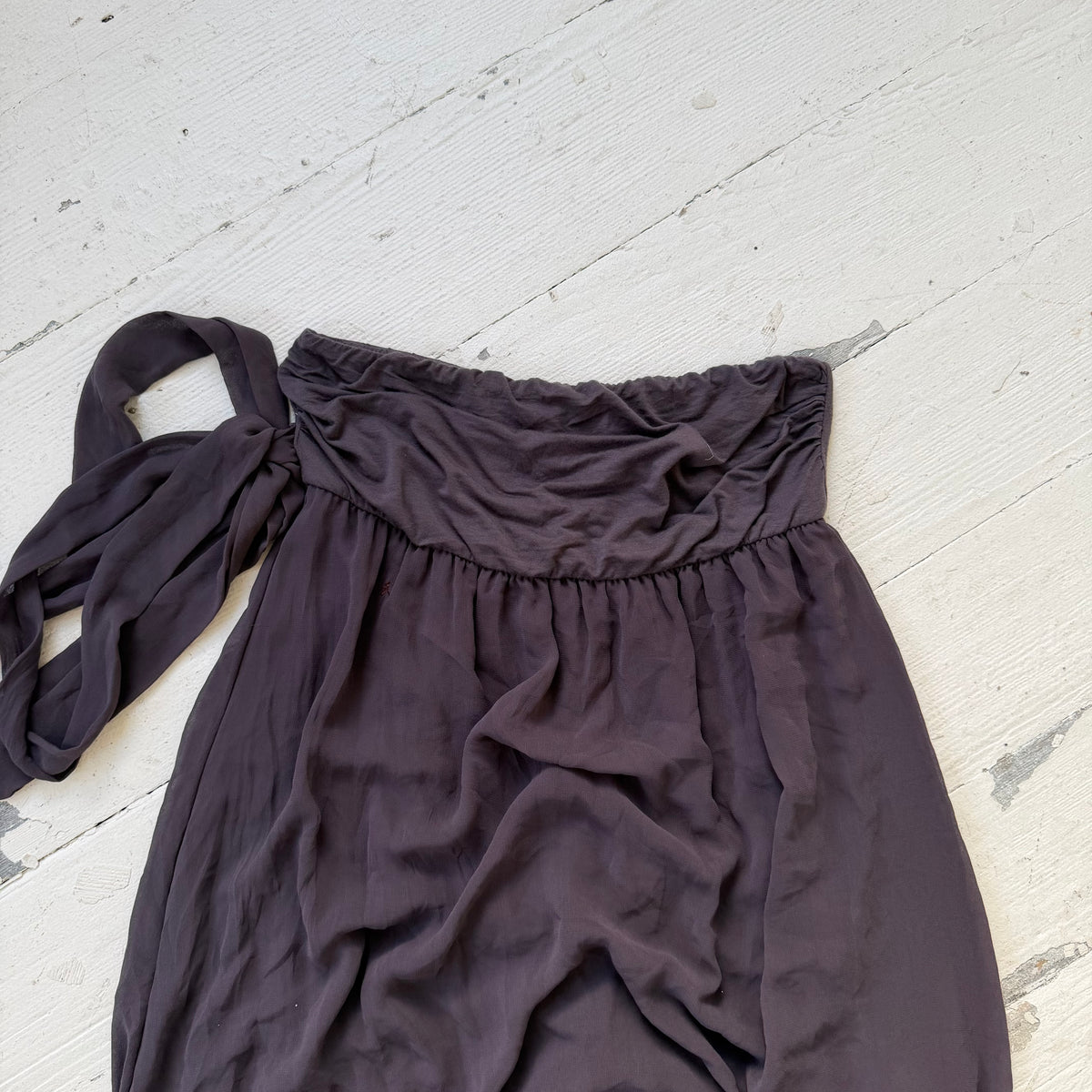 Bubble Hem Bandeau Top