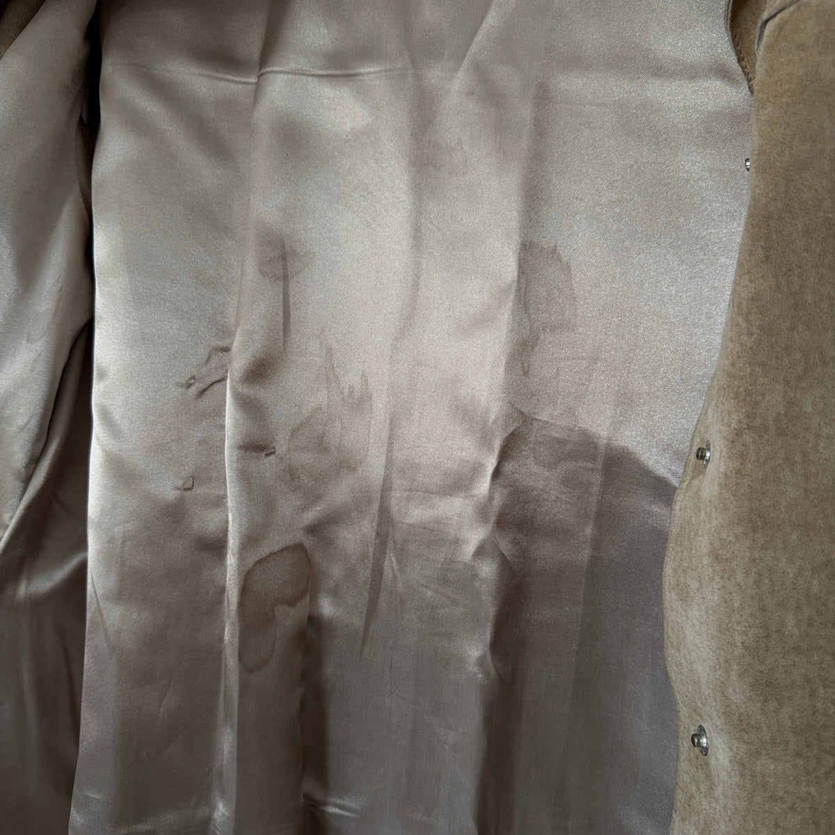 1990s Suede Trench Coat