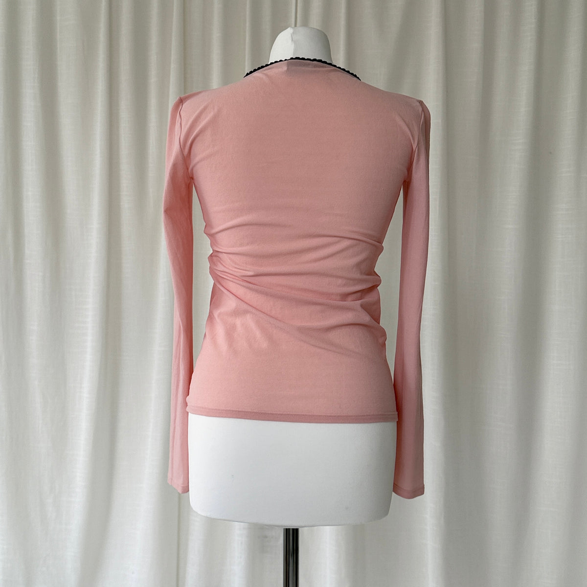 Blugirl Blumarine Pink Mesh Cardigan
