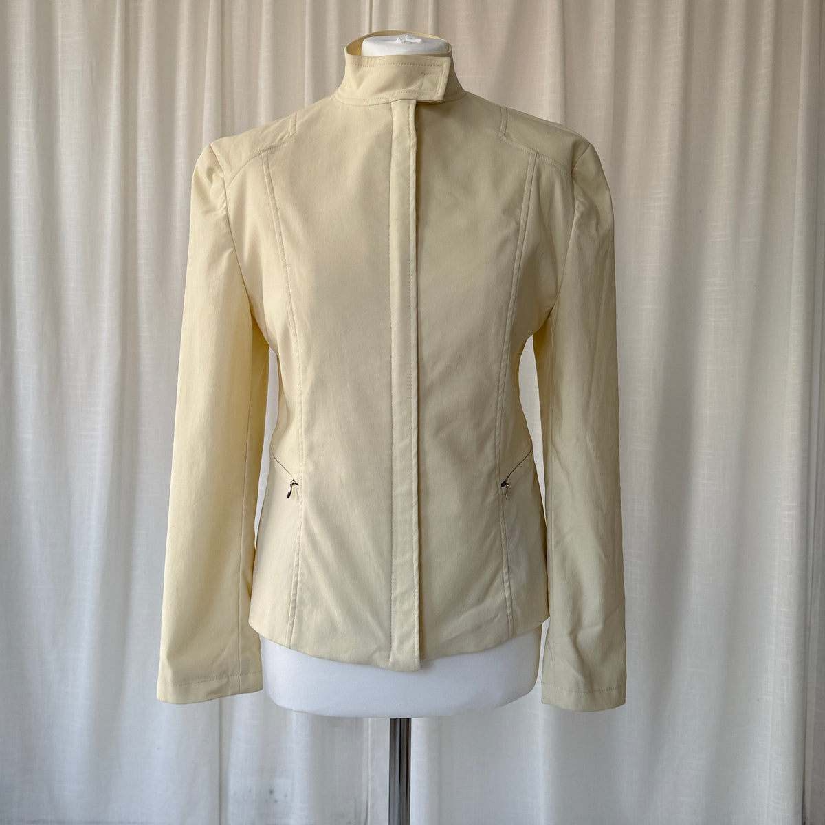 Italian Vintage Cream Tailored Jacket