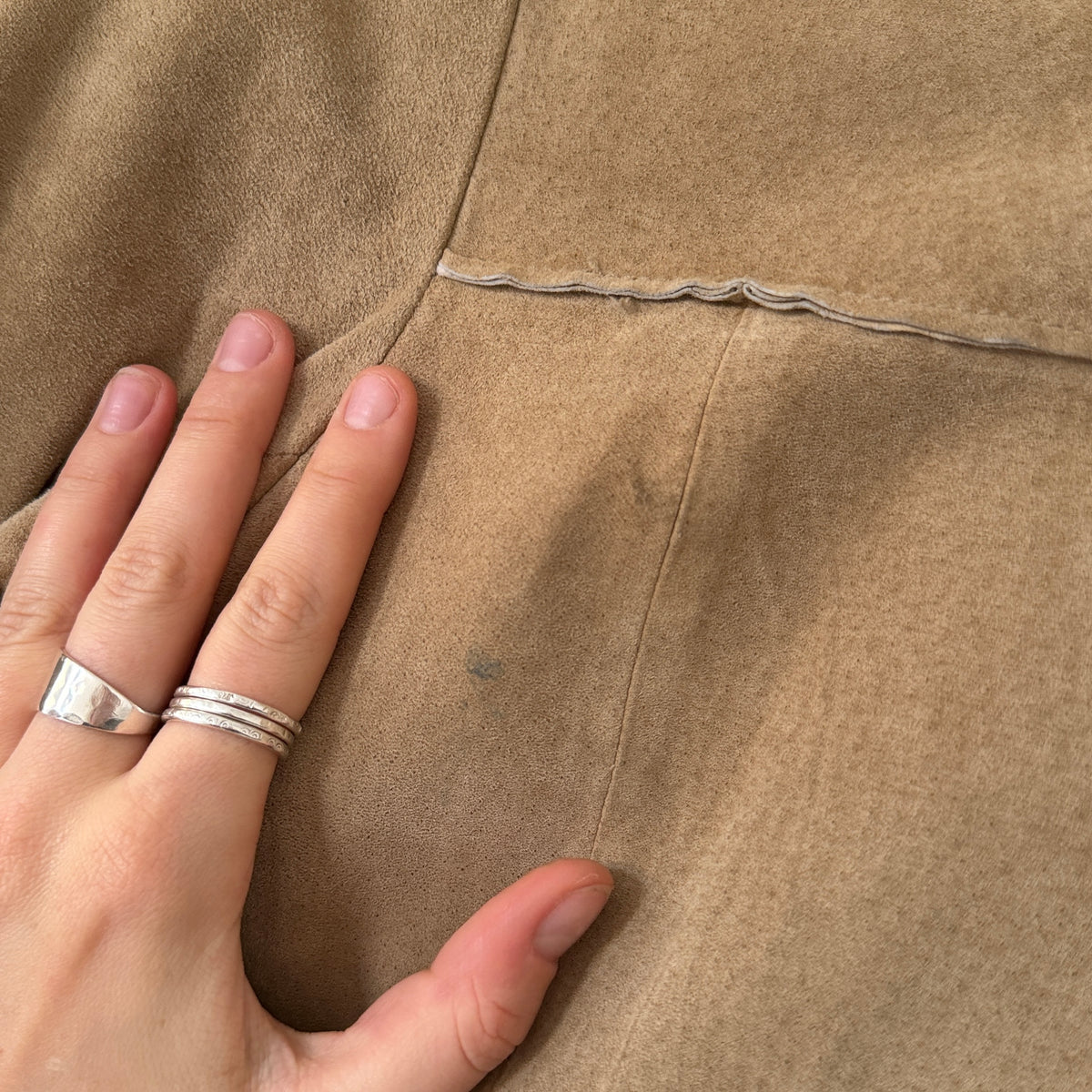 1990s Suede Trench Coat