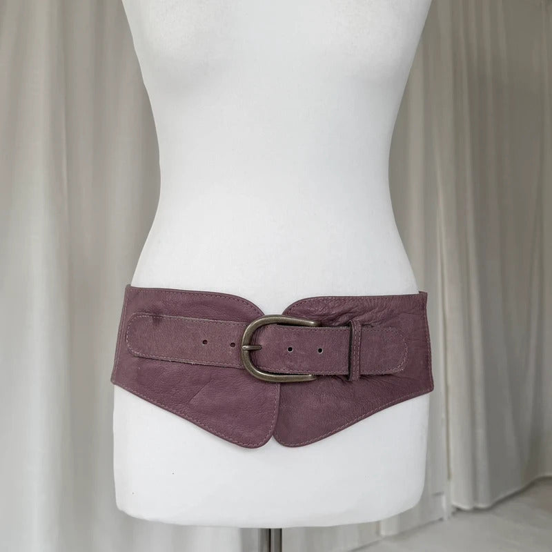 1990s Chunky Wide Leather Belt
