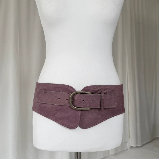 1990s Chunky Wide Leather Belt