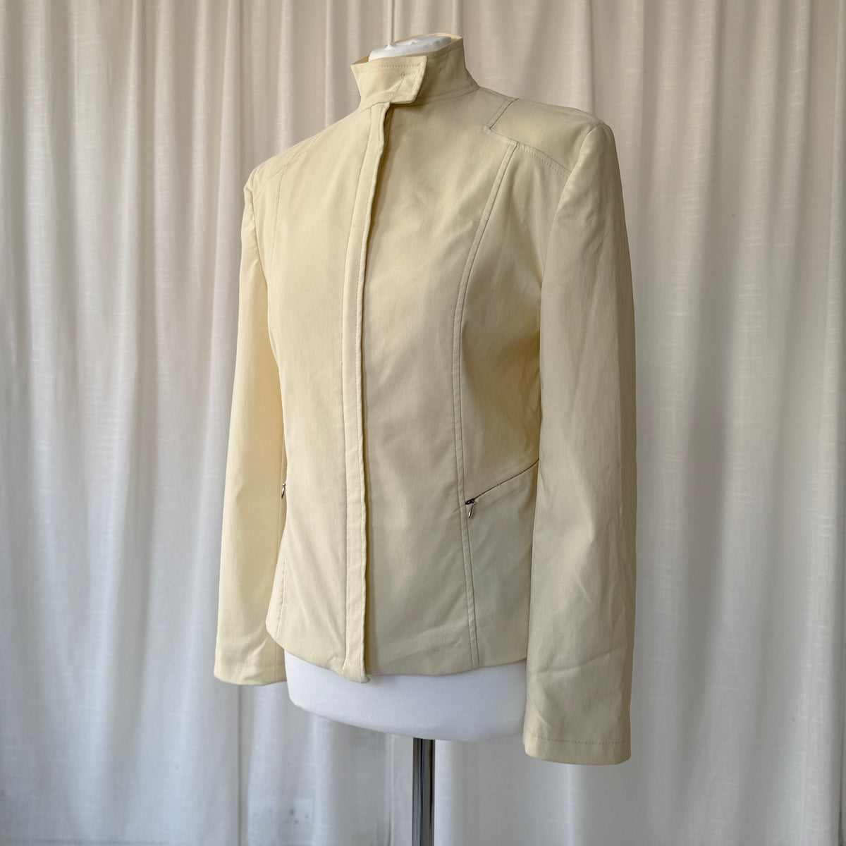 Italian Vintage Cream Tailored Jacket