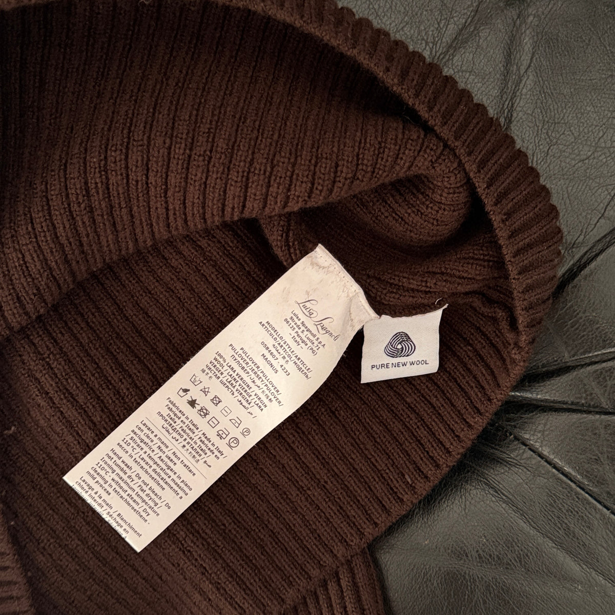 Luisa Spagnoli Pure New Wool Chunky Rollneck Jumper