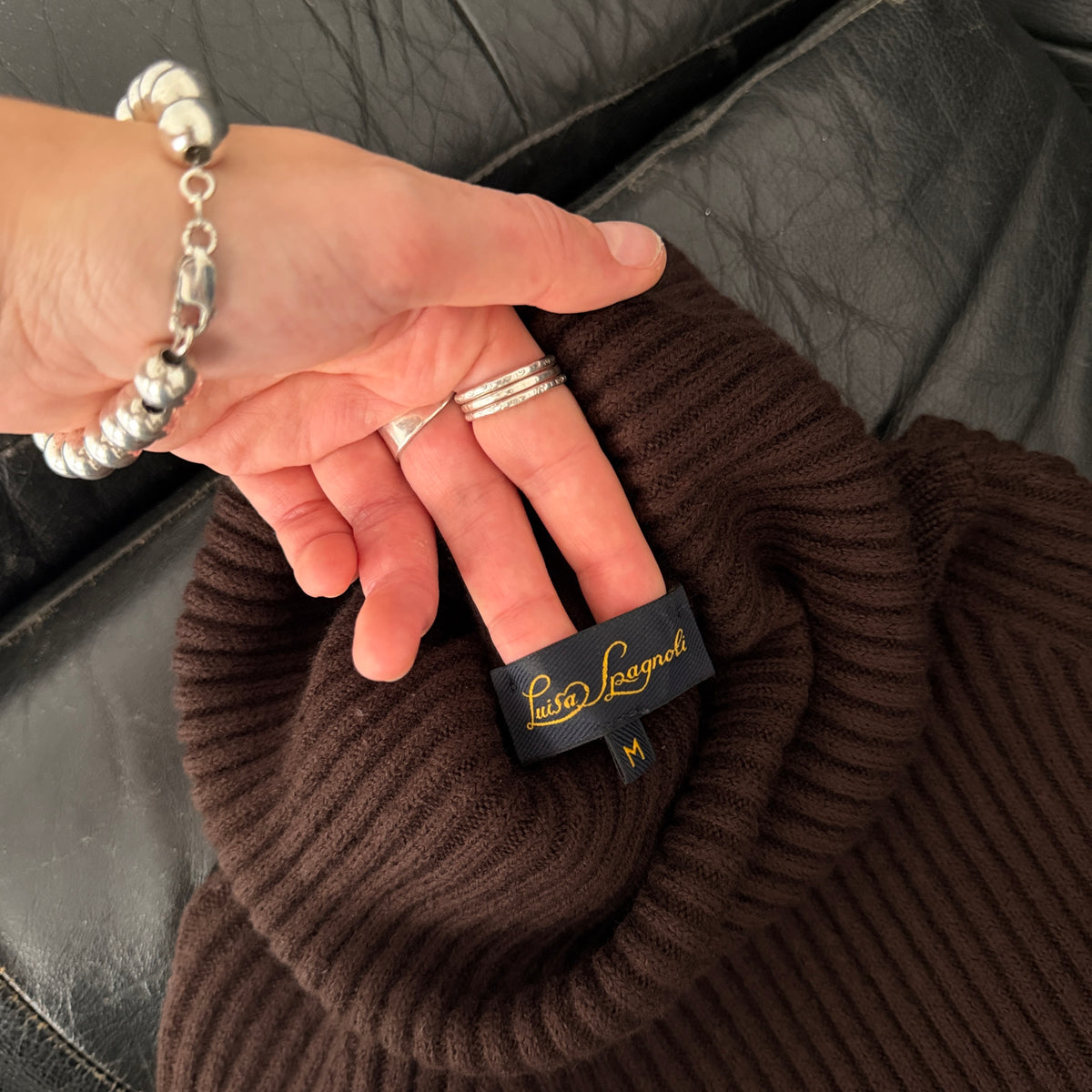 Luisa Spagnoli Pure New Wool Chunky Rollneck Jumper