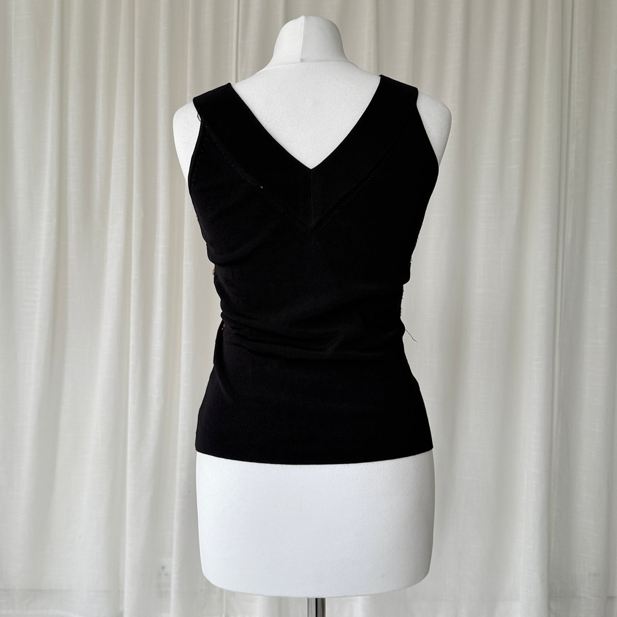 Beaded Knit Vest Top