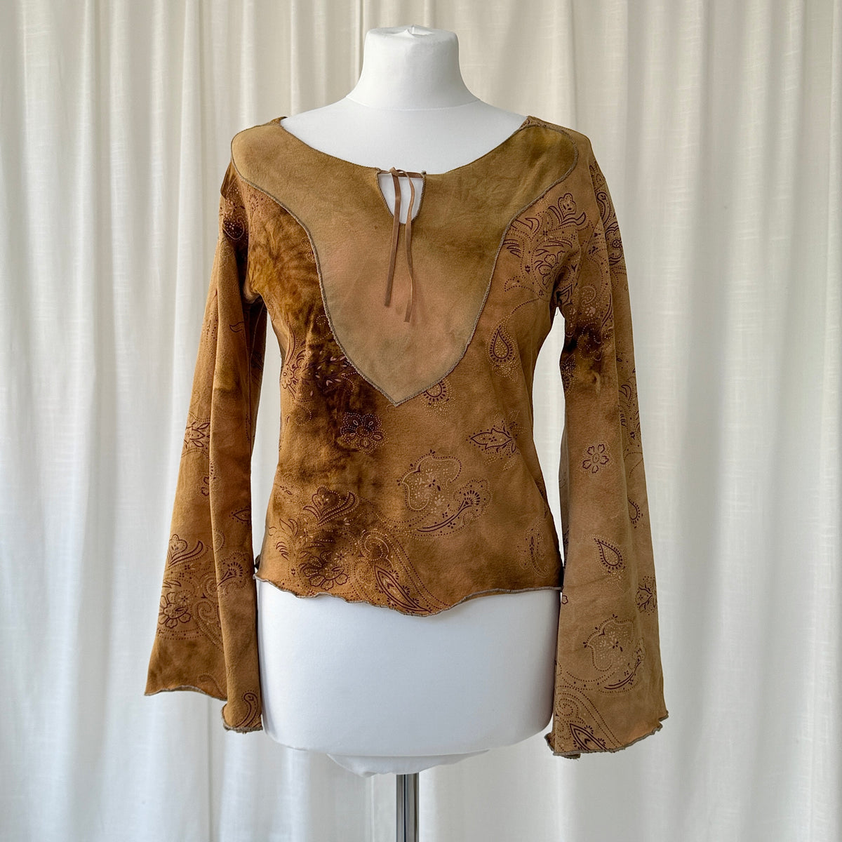 2000’s Boho Flare Sleeve Top