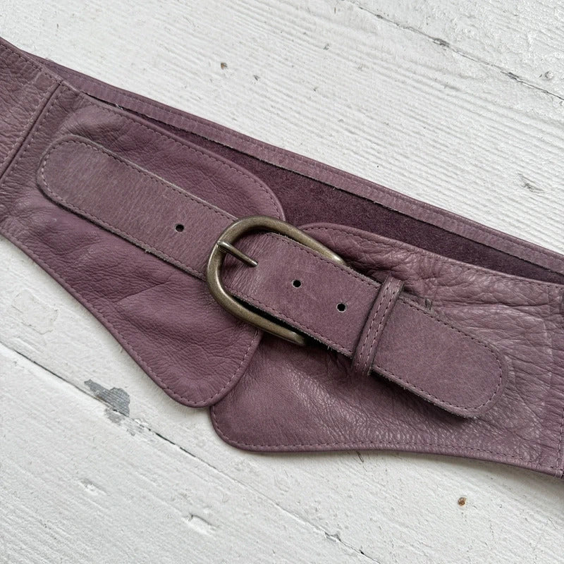 1990s Chunky Wide Leather Belt
