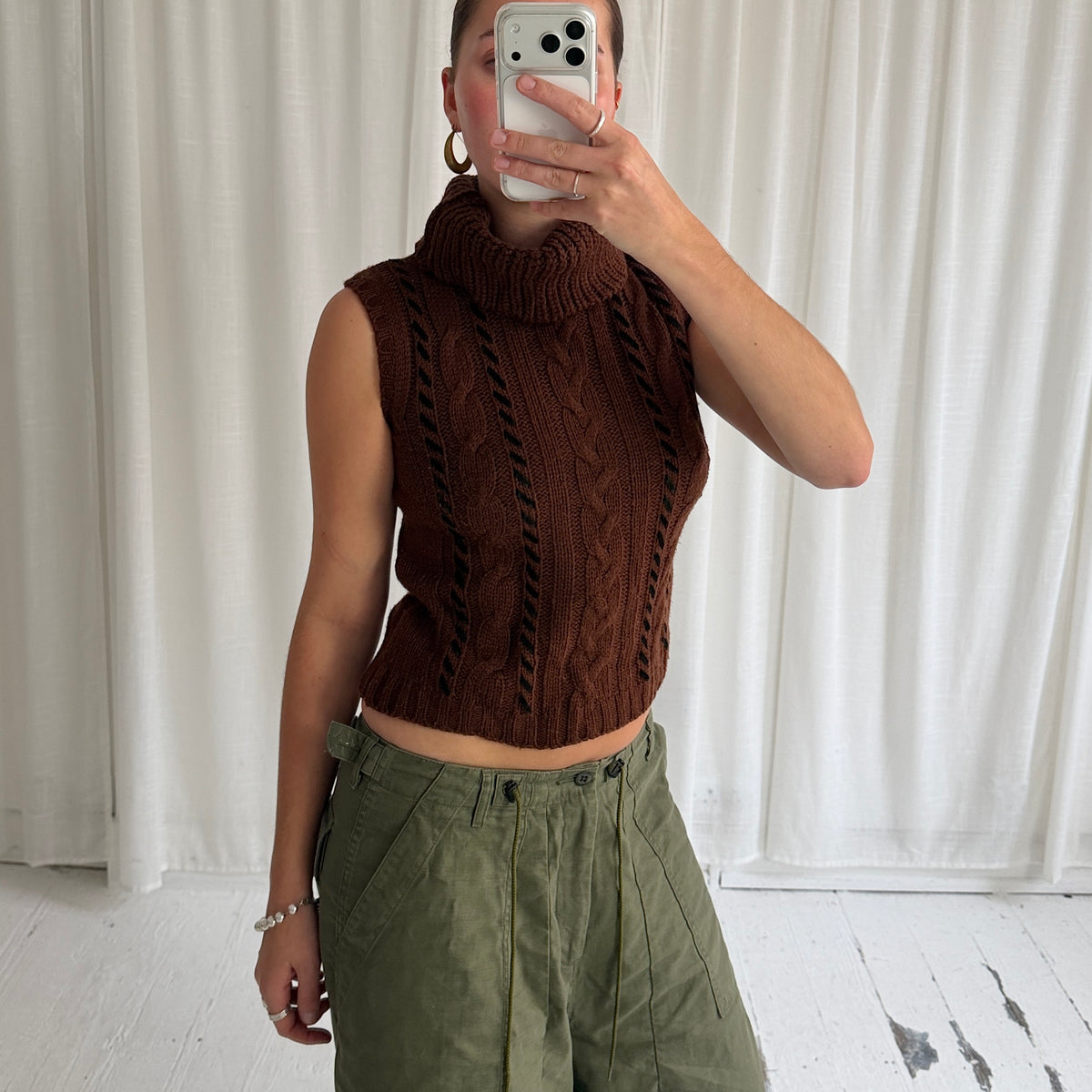 Italian Vintage Wool Rollneck Jumper