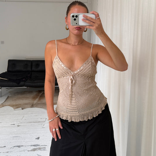 2000’s Crochet Cami Top