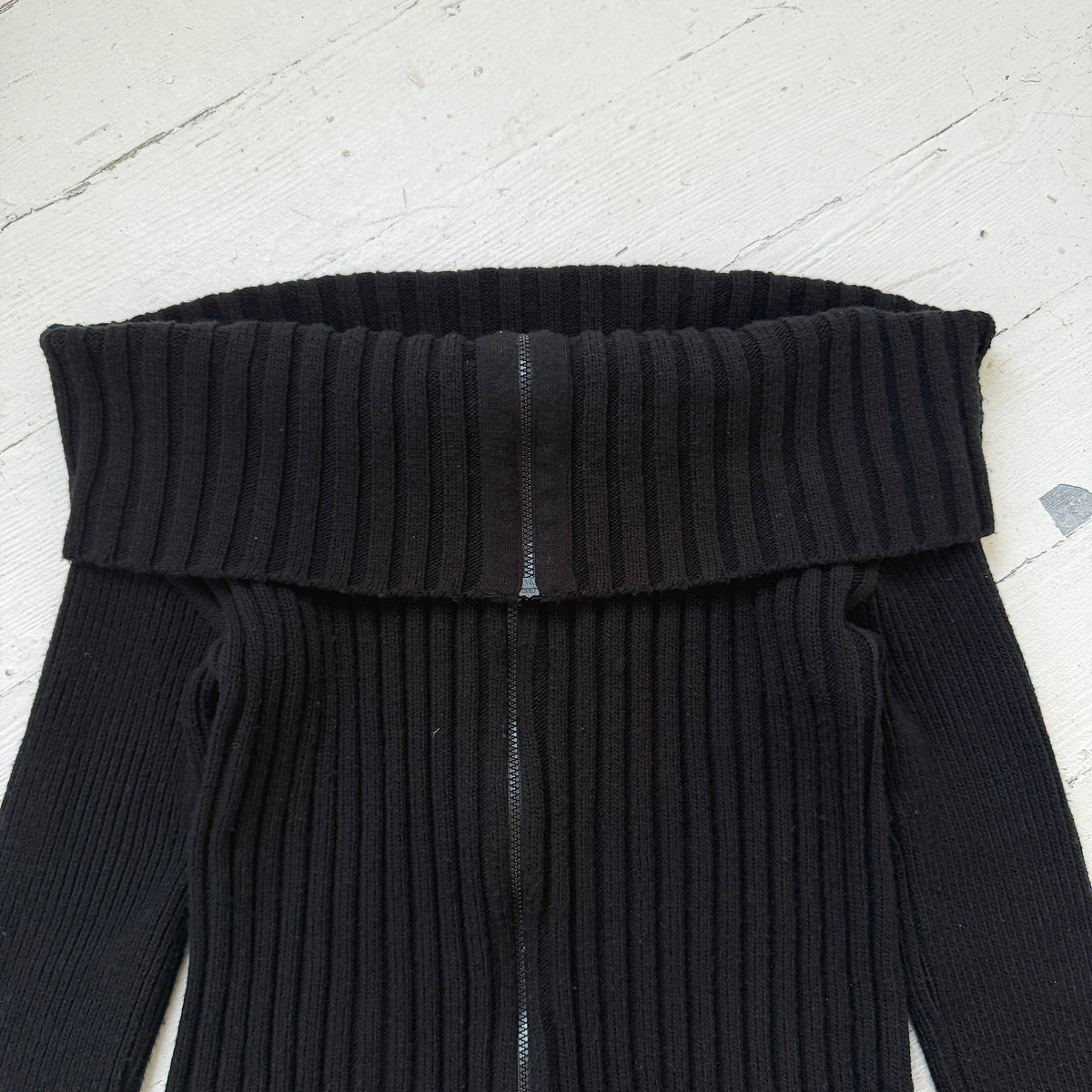 Miss Sixty Wool Blend Zip Knit