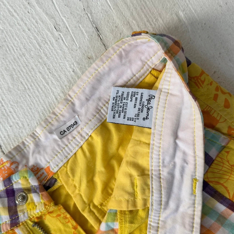 00s Pepe Jeans Patchwork Micro Shorts