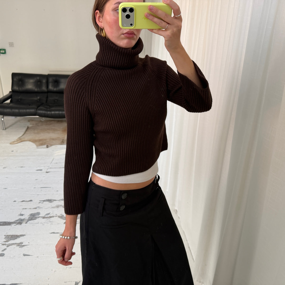 Luisa Spagnoli Pure New Wool Chunky Rollneck Jumper