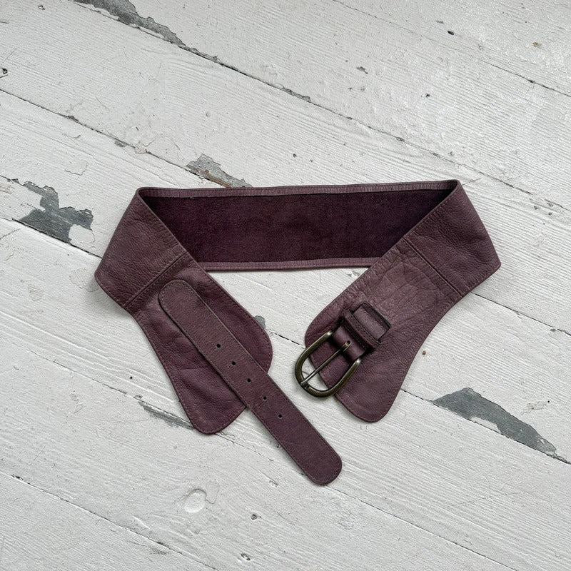 1990s Chunky Wide Leather Belt