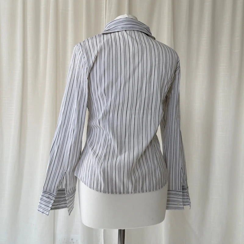 90s Fitted Pinstripe Shirt