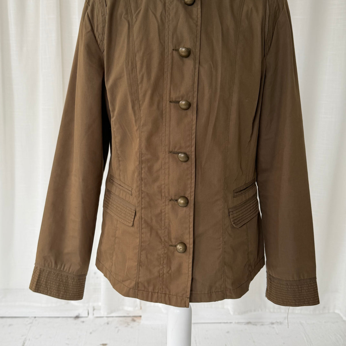 Khaki Military Utility Jacket