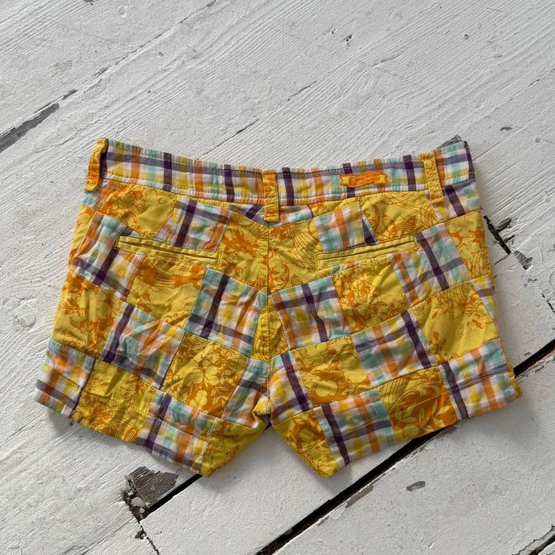 00s Pepe Jeans Patchwork Micro Shorts