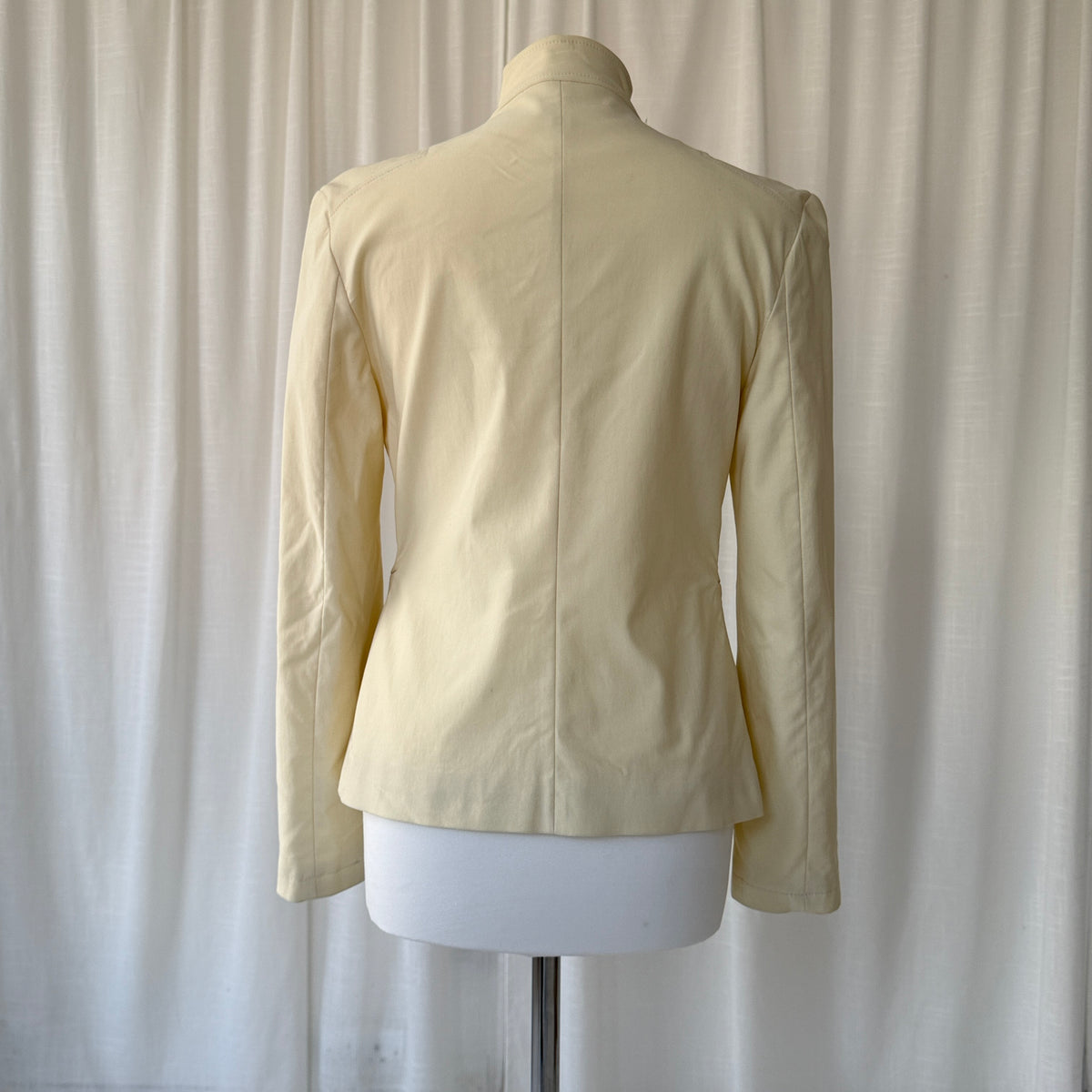 Italian Vintage Cream Tailored Jacket