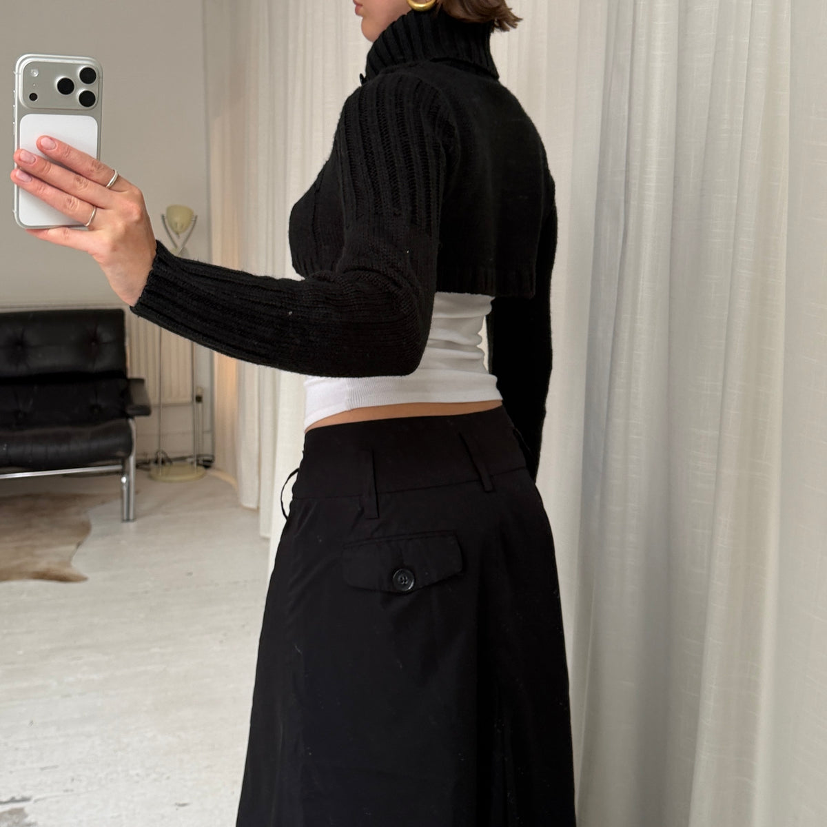 2000s Asymmetrical Knit Bolero