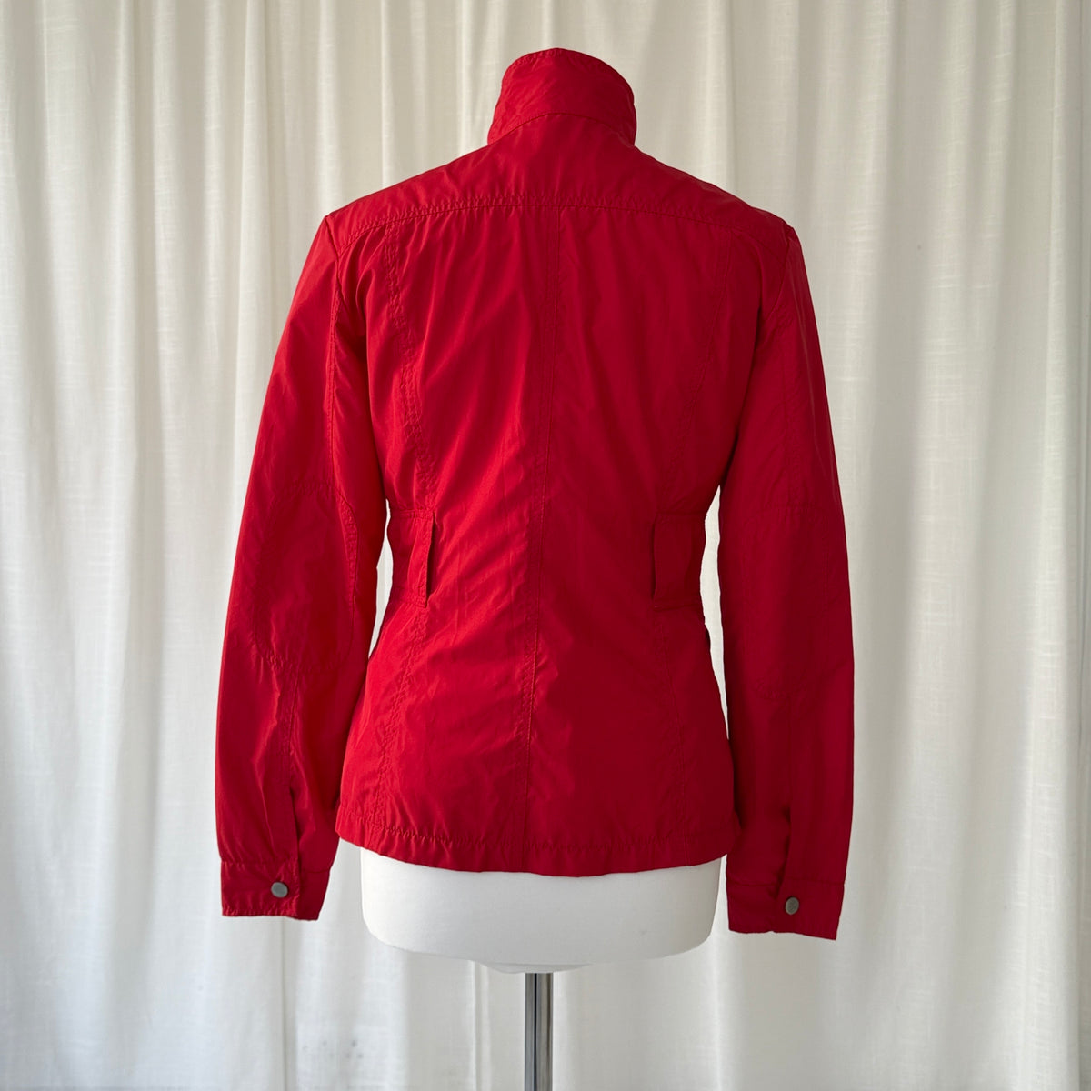 Red Lightweight Utility Jacket