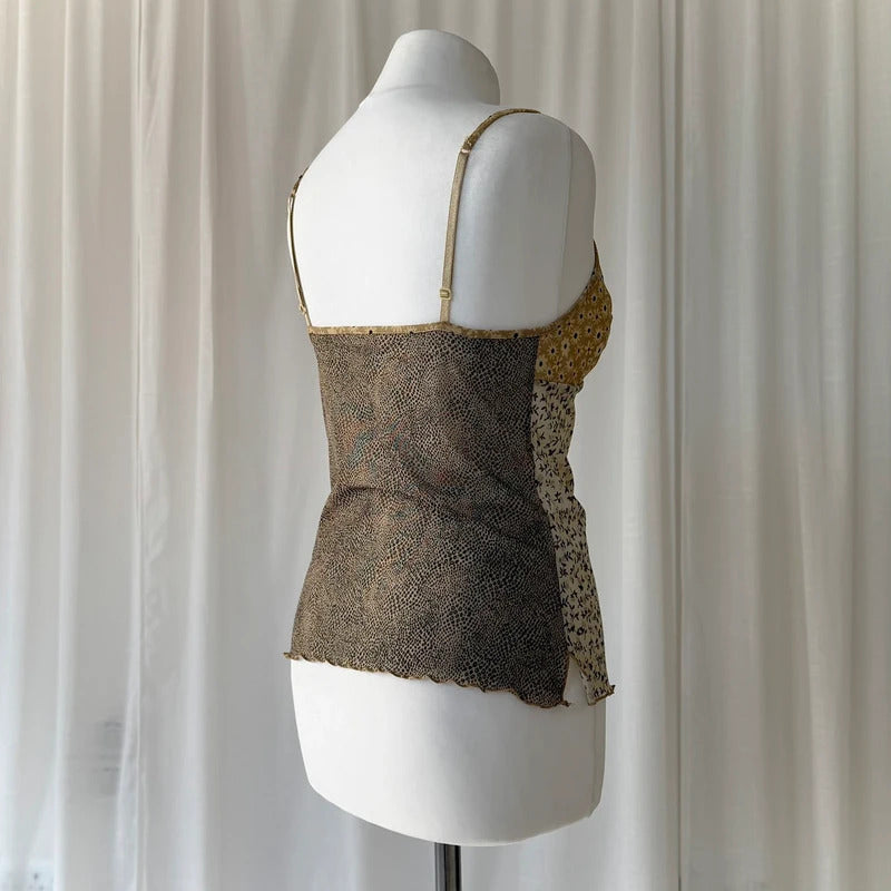 Intimissimi Floral Mesh Cami Top