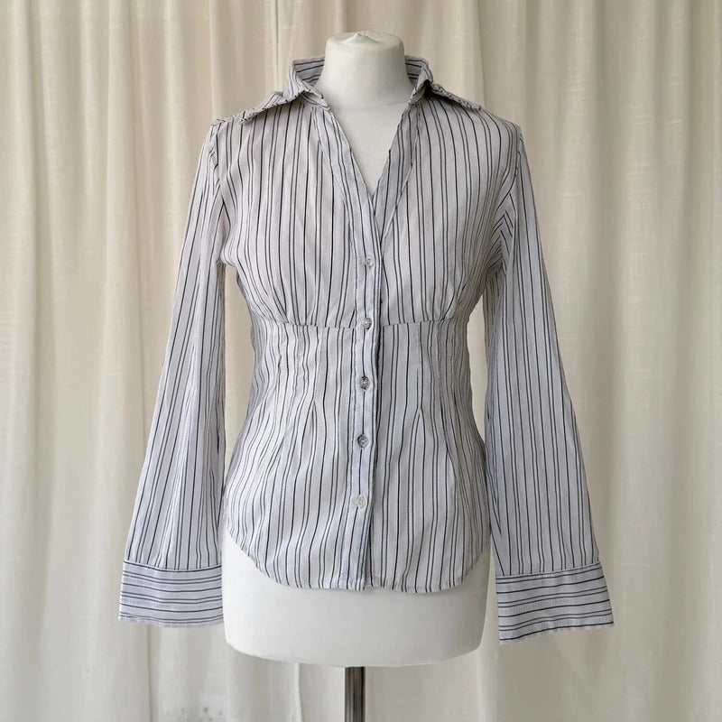90s Fitted Pinstripe Shirt