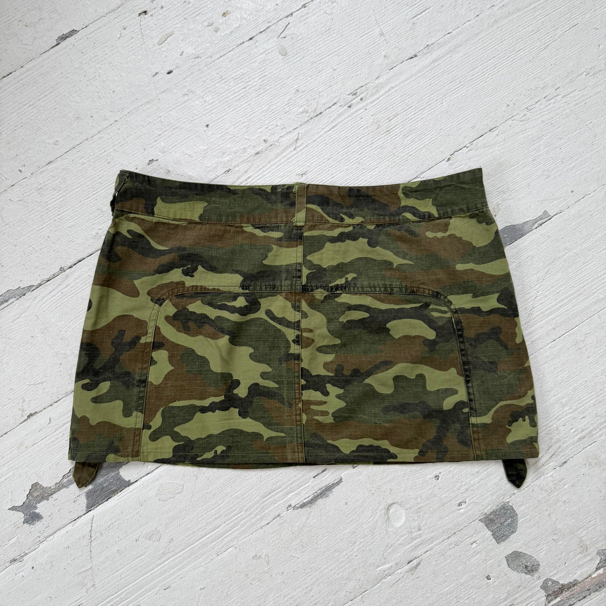 2000s Camo Utility Mini Skirt