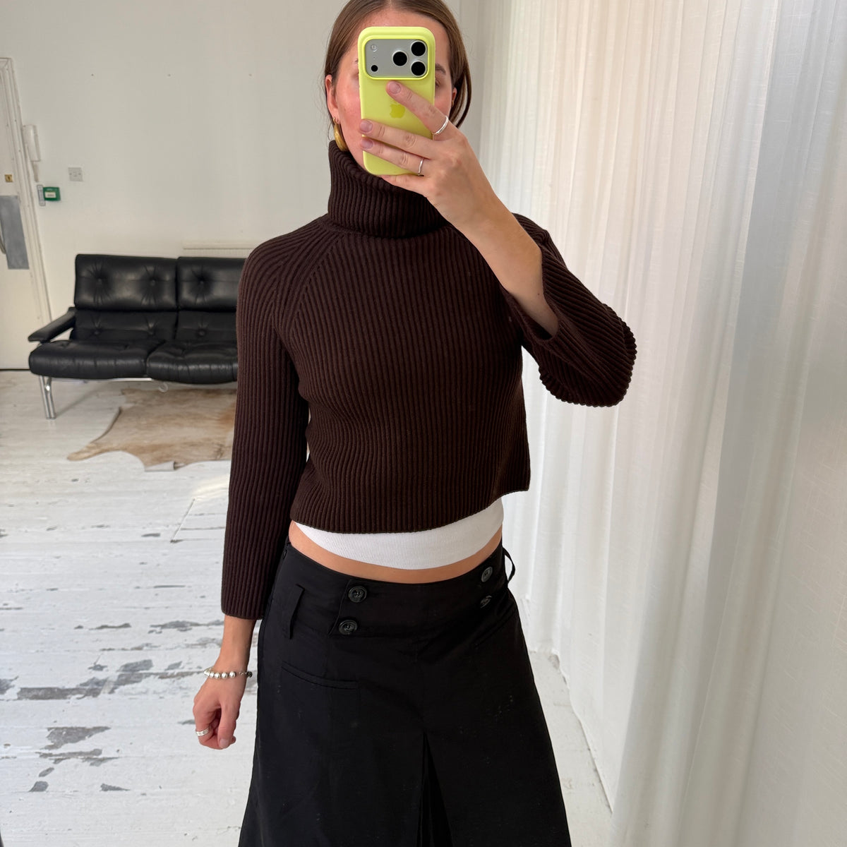 Luisa Spagnoli Pure New Wool Chunky Rollneck Jumper