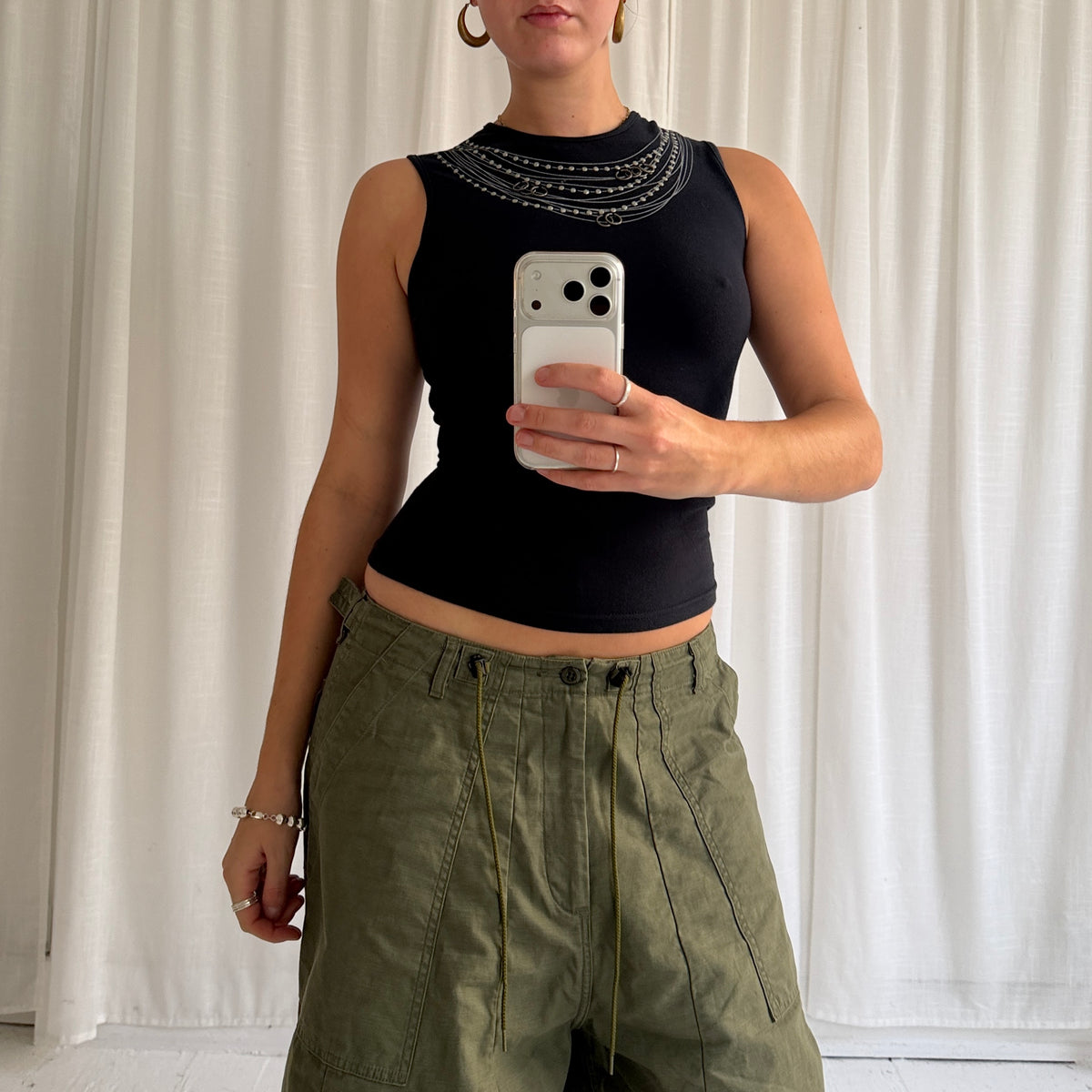 2000s Pierced Tank Top