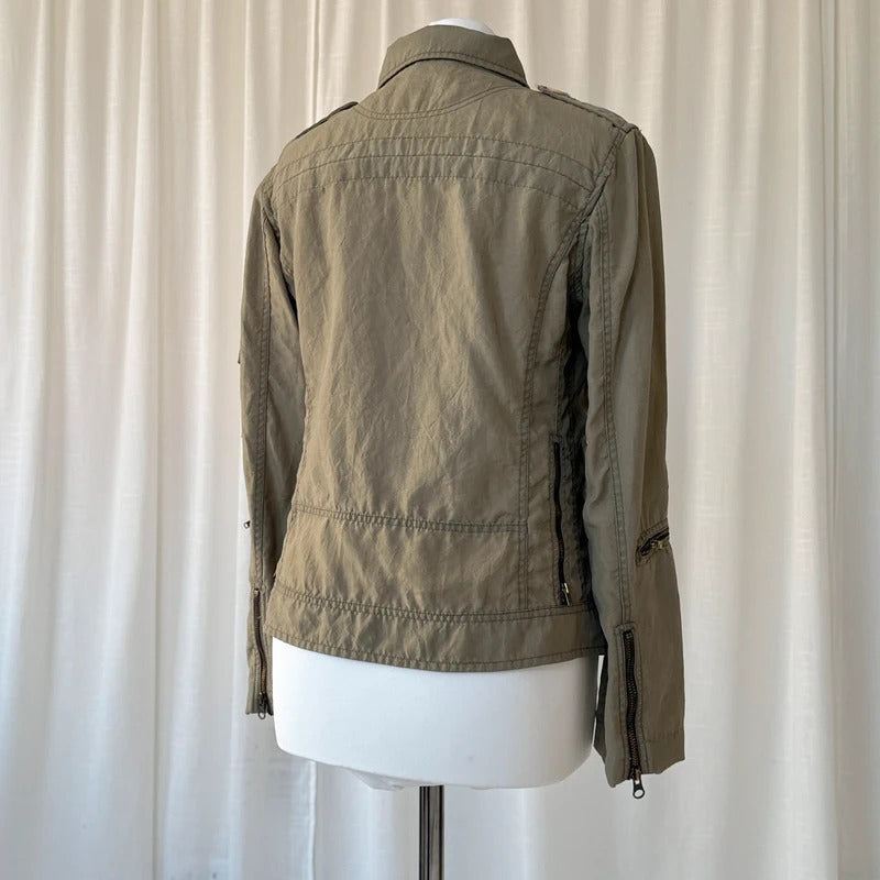 Aspesi Khaki Utility Cargo Jacket