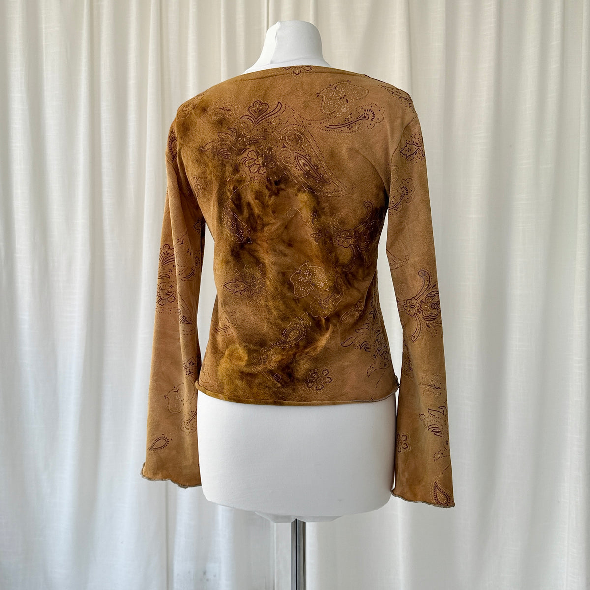 2000’s Boho Flare Sleeve Top