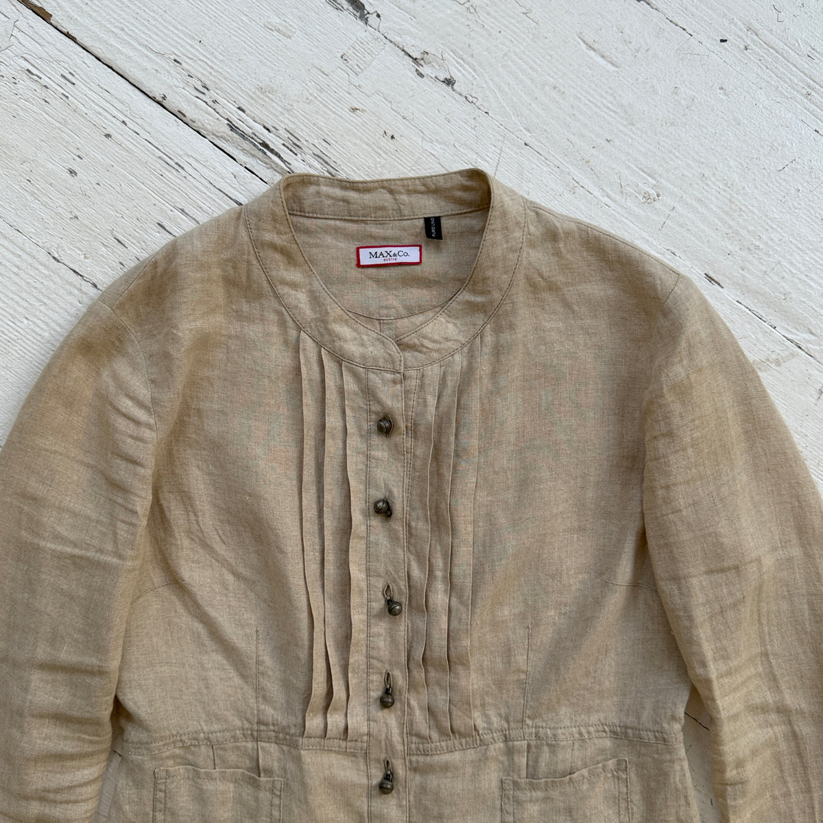 MAX&Co. Linen Tailored Shirt Jacket
