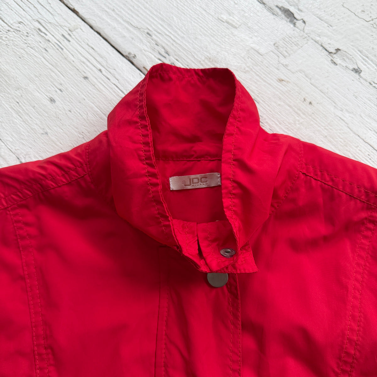 Red Lightweight Utility Jacket