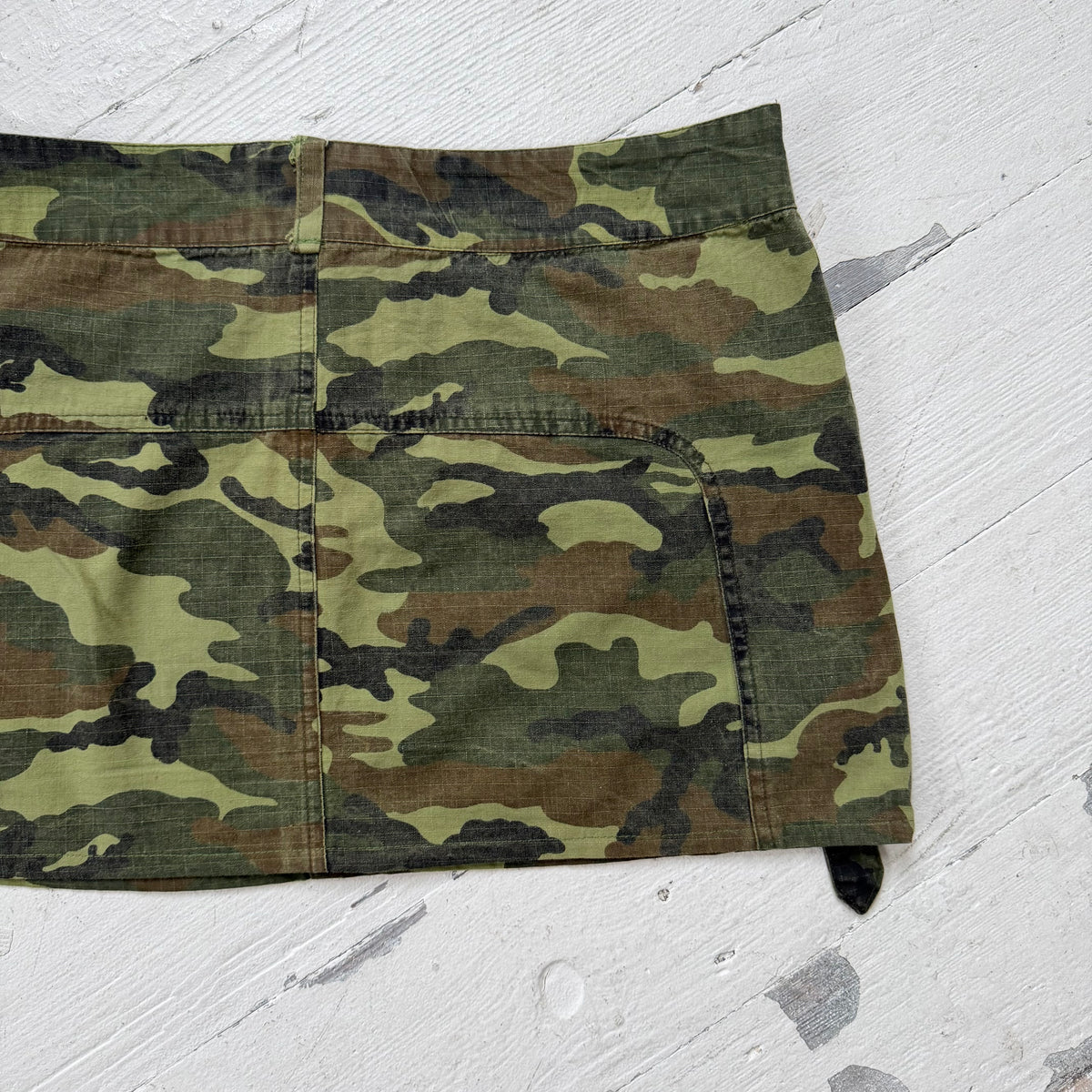 2000s Camo Utility Mini Skirt